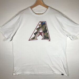 Hurley '47 Everyday Washed Men's XL White AZ Diamondback Short Sleeve T-Shirt